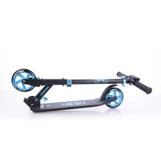 Afbeelding laden in galerijviewer, Tempish Nixin 125 kinderstep junior voetrem zwart blauw
