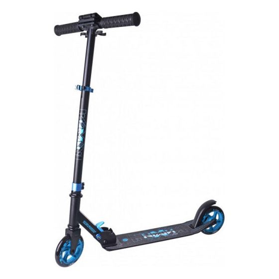 Afbeelding laden in galerijviewer, Tempish Nixin 125 kinderstep junior voetrem zwart blauw
