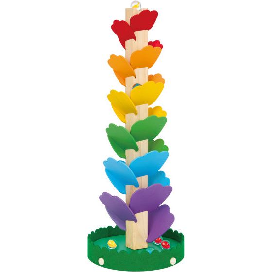 Afbeelding laden in galerijviewer, Tooky toy Educatieve Houten Knikkertoren met Melodie 7-delig
