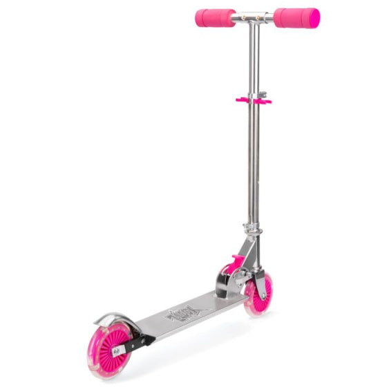 Afbeelding laden in galerijviewer, Xootz Folding stuntstep voetrem meisjes roze
