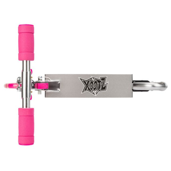 Afbeelding laden in galerijviewer, Xootz Folding stuntstep voetrem meisjes roze
